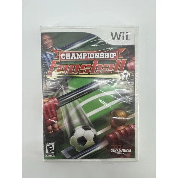 Championship Foosball Nintendo Wii 505 Games Brand New In Box Sealed