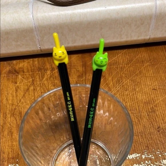 Cute Cat Gel Pens -set of two