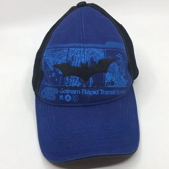 Batman Begins Urban Legend Gotham Rapid Transit System youth baseball cap hat