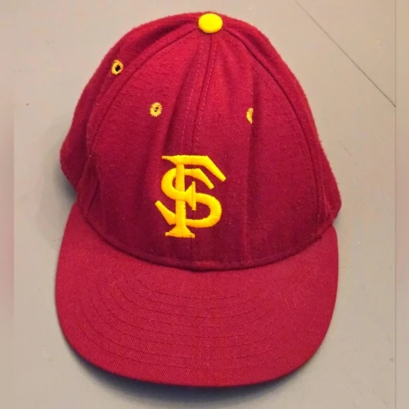 DeLong 6 3/4 Florida State University Youth Fitted Baseball Cap Vintage