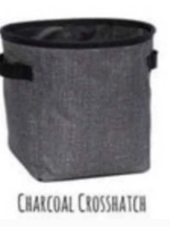 thirty-one Black Round Mini Storage Bin - Compact Party Organizer