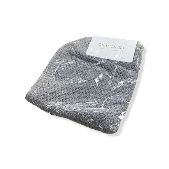 $24 Graccioza Silver Bee Waffle Bathroom Wash Cloth Face Towel 12