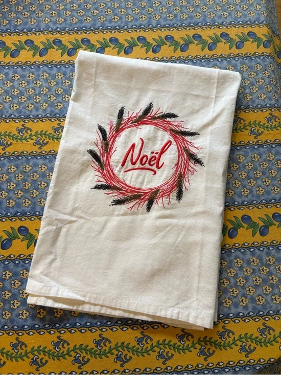 Unused Sur La Table Noel Christmas Kitchen Towel