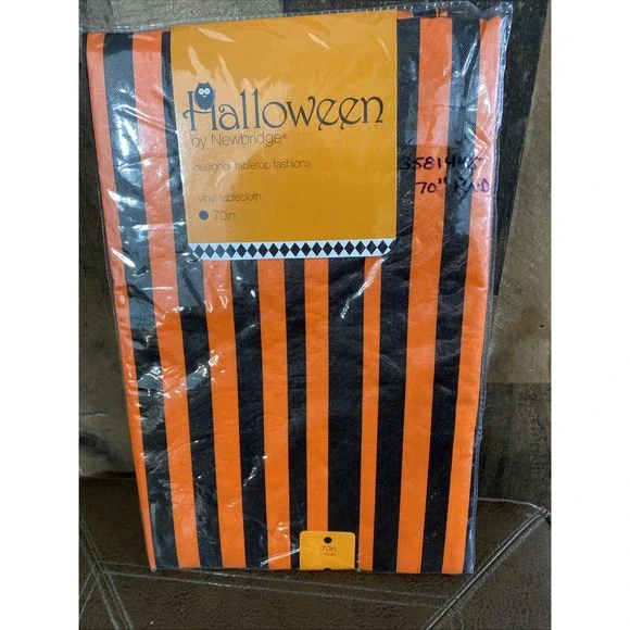 Halloween Newbridge Vinyl Tablecloth 70