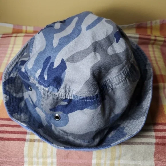 Camo Bucket Hat Fishing Outdoors Hiking Relaxation Toddler