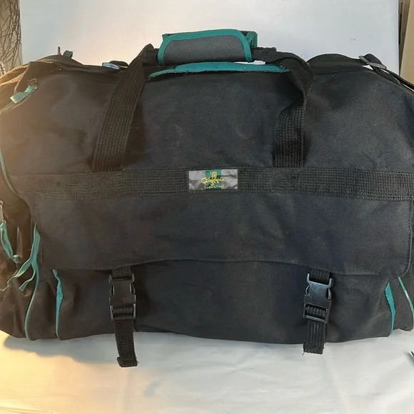 Olympia Black Large Duffel Bag
