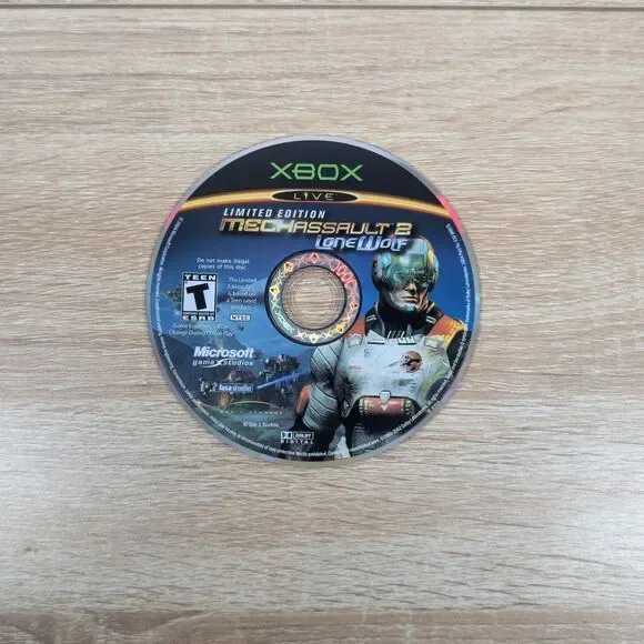 MechAssault 2: Lone Wolf – Limited Edition (Xbox) Disc Only – Original Xbox Game