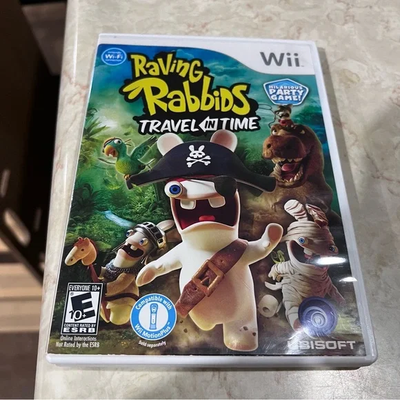 Nintendo Raving Rabbids Travel Time Wii game #WiiGames