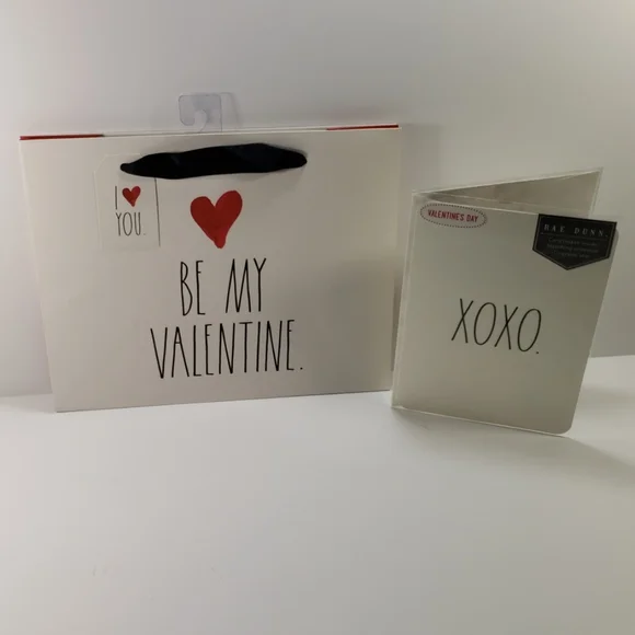 Rae Dunn Valentine's Day Gift bag & Card