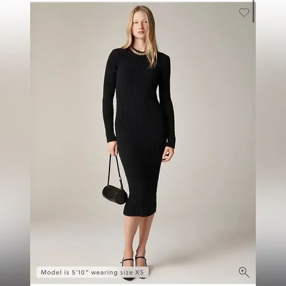 J.Crew Ribbed sweater-dress