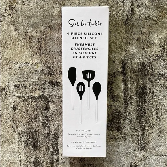 Sur La Table Black Serving Utensils for Elegant Dining