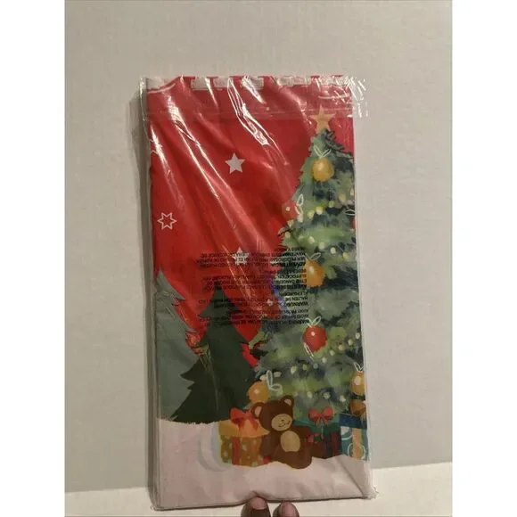 Christmas Table‎ Decorations Christmas Tree Disposable Tablecloth 4 Pieces