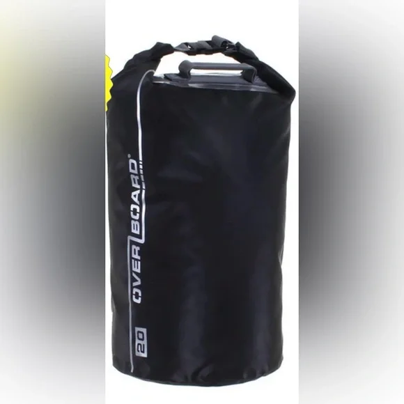 Black Waterproof Dry Bag 20l Overboard
