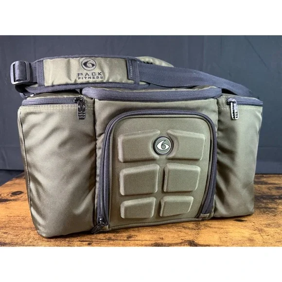 Six Pack Fitness Innovator 300 Meal Management Bag Olive Green Travel Gym Cooler