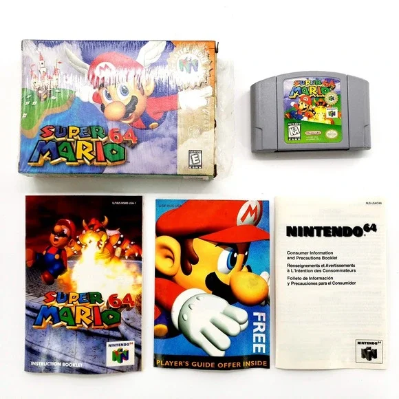 Super Mario 64 (Nintendo 64, 1999) Authentic Complete Tested & Works