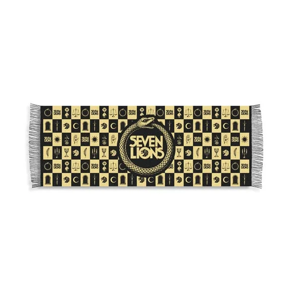 SEVEN LIONS - CHECKERED PASHMINA Festival Rave EDM