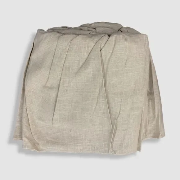 $440 Sherry Kline Home Beige Queen Monterey Solid-Color Dust Skirt