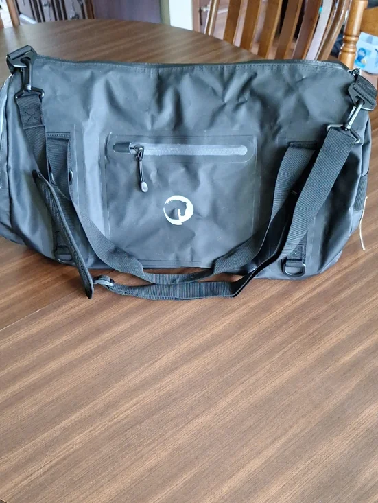Ashbury Black Water-Proof Duffel Bag NWT