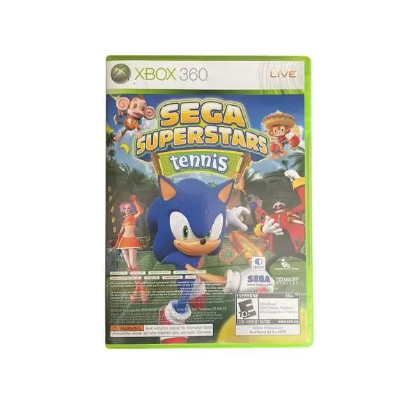 Game Sega Superstars Tennis Xbox 360 2008 Tested Works Sonic