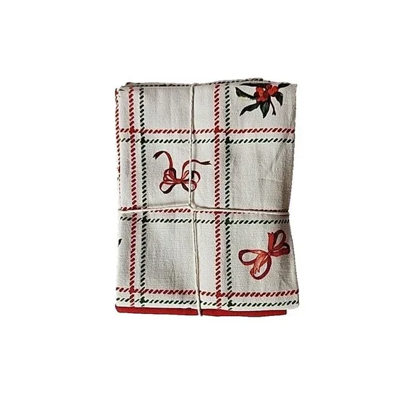 Sur La Table 3 Cotton Christmas Kitchen Towels 20