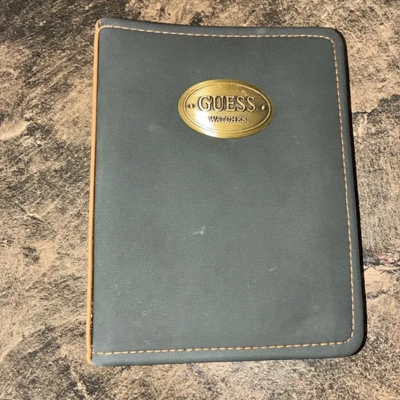 Guess Watches Photo Album Leather Bound Ne In Plastic
