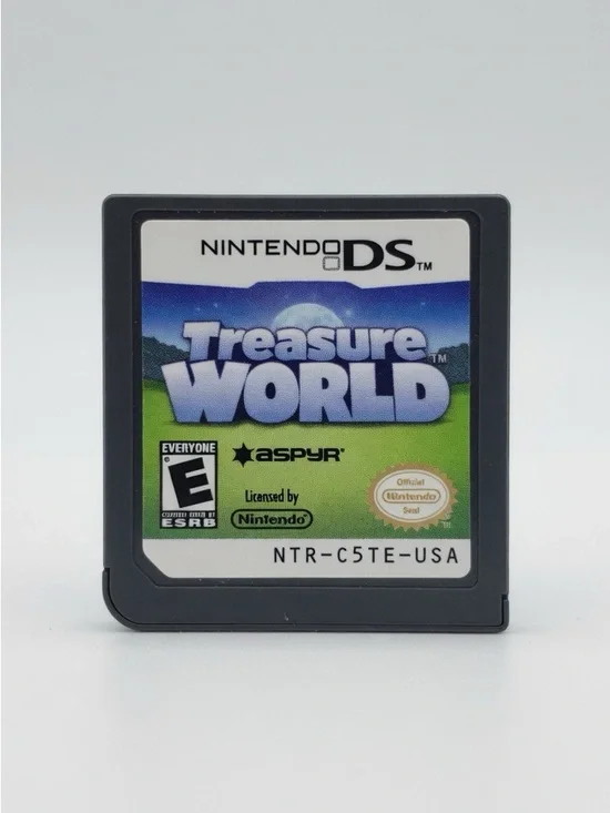 Nintendo Treasure World Game Card - Black