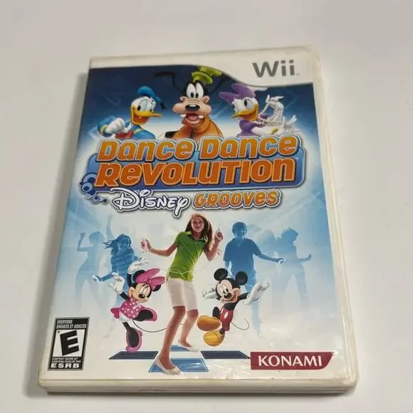 Dance Dance Revolution Disney Grooves Nintendo Wii USED