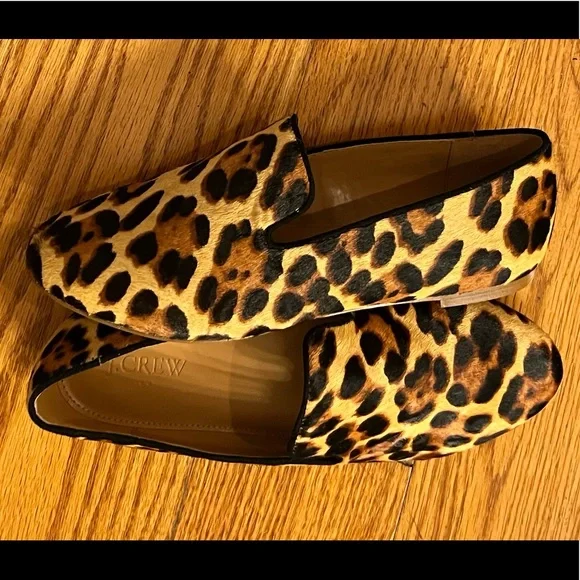 NWT J.Crew Leopard Flats