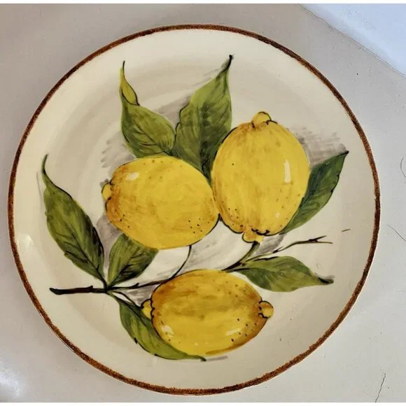 Sur La Table Italian Lemon 9” Luncheon Plate Discontinued Piece