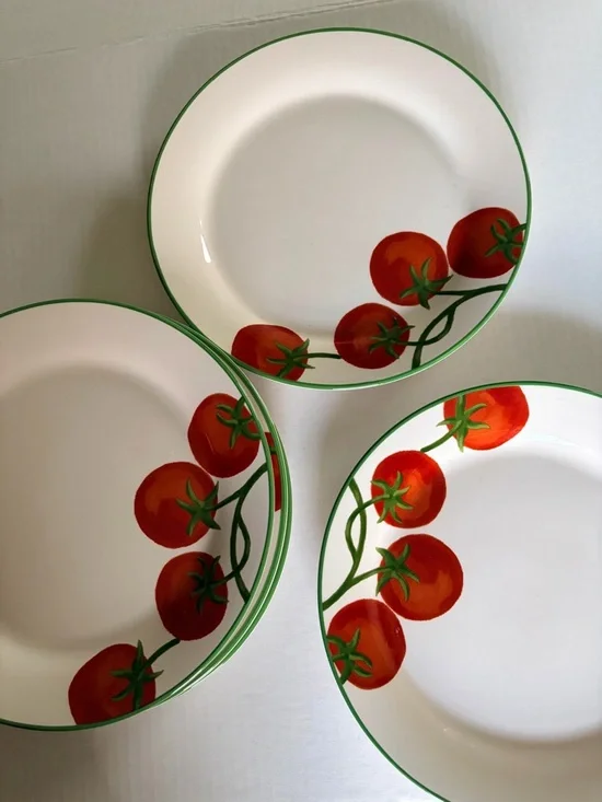 Sur La Table Tomato Vine Bistro Plates set of 6: Buy 5 Get One Free