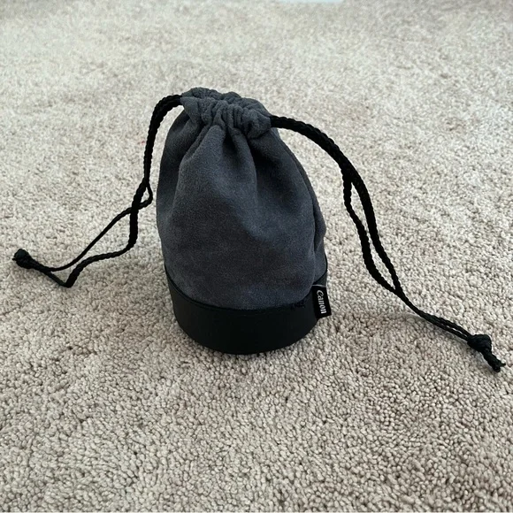 Gray and Black Canon Drawstring Bag/Case LP1016