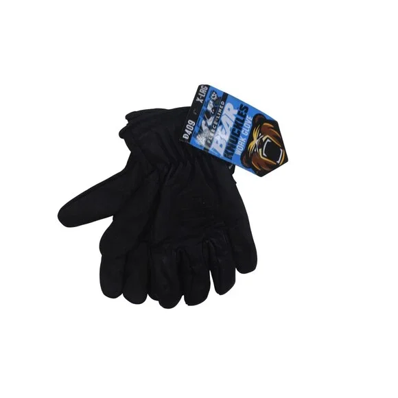 Bear Knuckles D409 Fleece Lined Leather Work Gloves XL Black Water Resistant