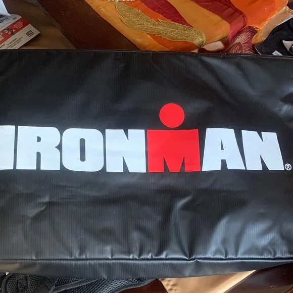 New Ironman Black and Red duffel Bag W/cooler