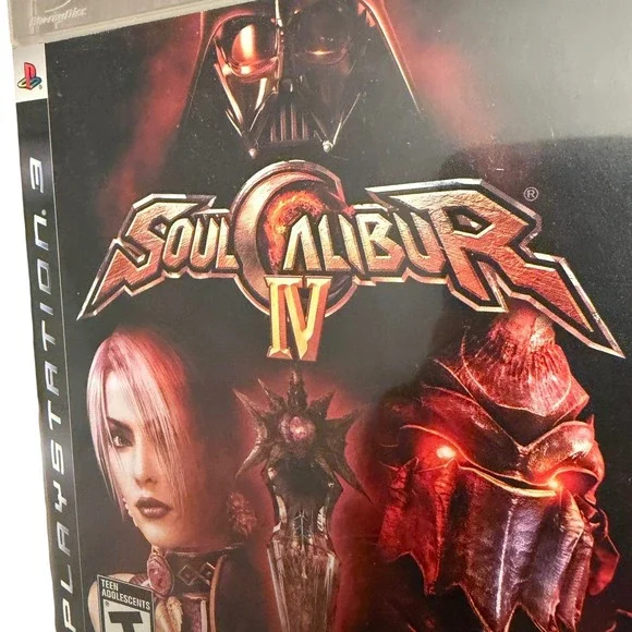 Bandai Namco SoulCalibur IV PS3 Fighting Game Star Wars Darth Vader Excellent