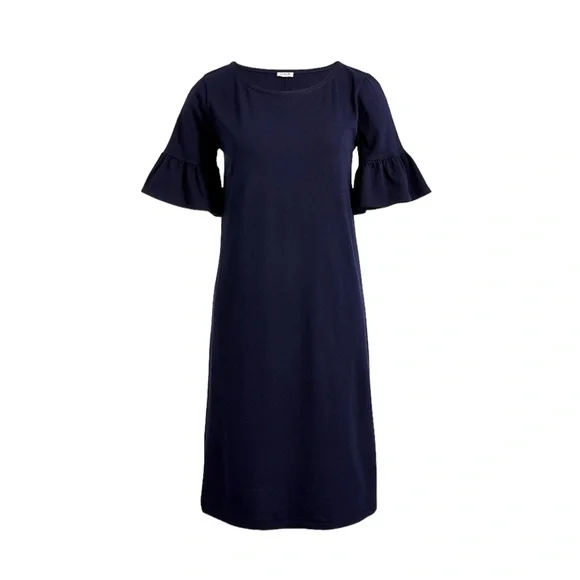 J.Crew Ruffle-sleeve dress