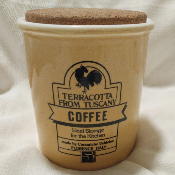 Sur La Table Made In Italy Terracota From Tuscany Ceramic Coffee Canister