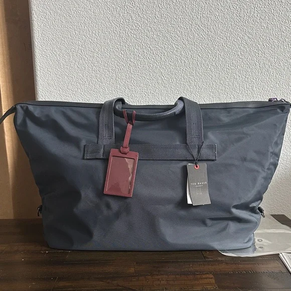 Ted Baker Navy Ender Duffel Bag NWT