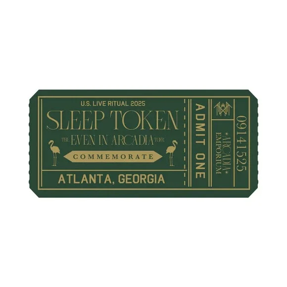 Sleep Token Commemorate Atlanta Georgia Live Ritua Big Ticket Oxford Pennant