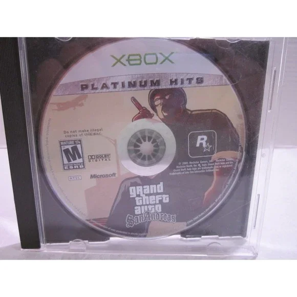 Grand Theft Auto San Andreas Original Xbox Game No Manual
