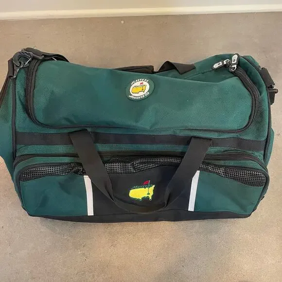 Masters Golf Tournament Agusta Travel Green duffle Weekender bag large size Men