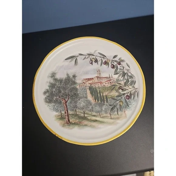Vintage Sur La Table The Art Of Soul of Cooking Dinner Plate 15'' Made in Italy