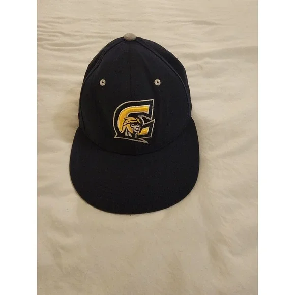 Nike True Dri-FIT Corban University Warriors Fitted Hat Black Gray 7 3/8 59cm
