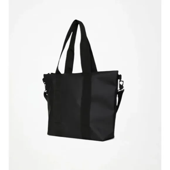 Rains Tote Bag Mini Waterproof Black NWT