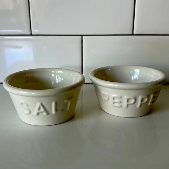 Sur La Table Salt and Pepper Bowls