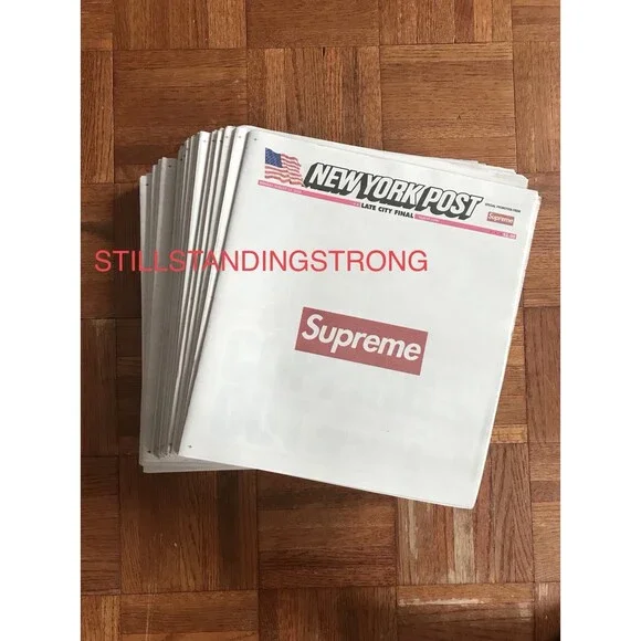 SUPREME NEW YORK POST LATE CITY FINAL FIRST DELIVERY FREE WORLDWIDE SHIPPING