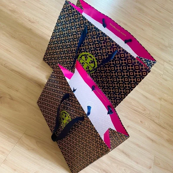 Tory Burch shopping bag Medium + Small Size