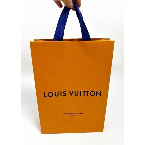 LOUIS VUITTON Authentic Empty Paper Gift Shopping Bag 14.5