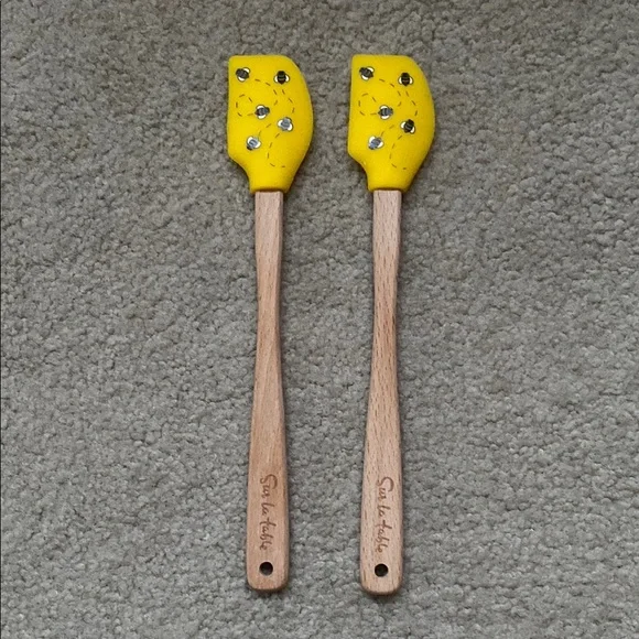 Yellow Silicone Spatula Set