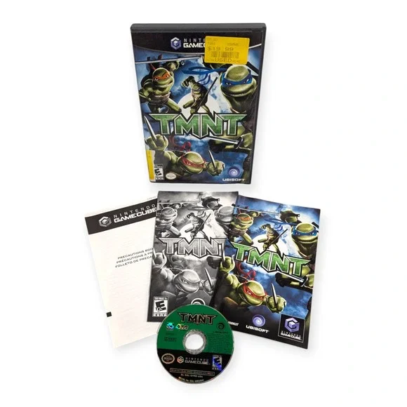 TMNT Teenage Mutant Ninja Turtles Nintendo GameCube CIB 2007 Ubisoft