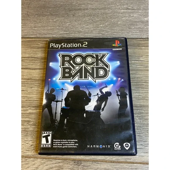 Rock Band Sony PlayStation 2 PS2 Music Rhythm Game SLUS 21682 2007 NTSC U/C